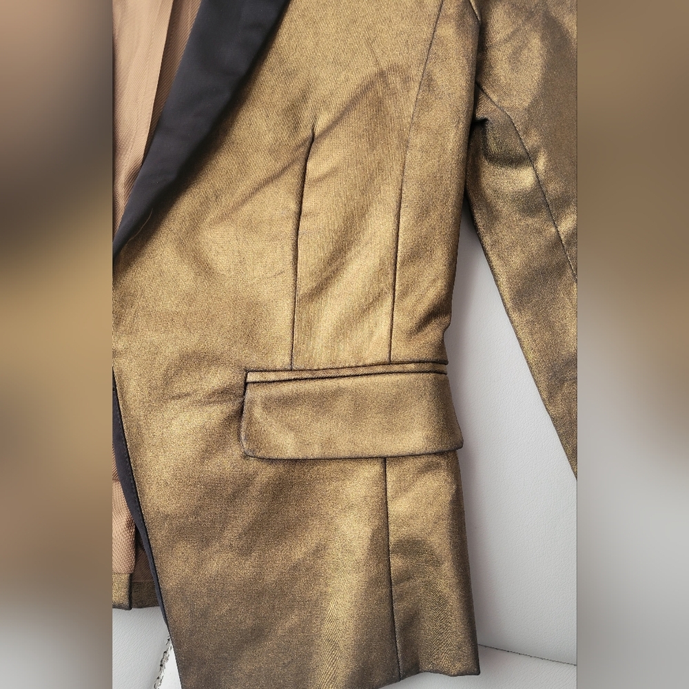 Zara Collection Gold & Black Blazer. - Picture 4 of 10